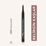 Flormar Brow Micro Filler Comb Tip Eyebrow Pencil 02 Light Brown
