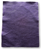 Purple Metallic Natural Grain Chrome-Tanned Cowhide – Metallic Foil Finish, 1.1–1.3 mm (3 oz), Pre-Cut Leather Sheets (8.5" × 11")