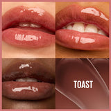 Maybelline Lifter Gloss: Honey'd Nude Lip Gloss with Hyaluronic Acid for Hydrated, Fuller-Looking Lips - High Shine, Moisturizing Formula