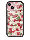 Raspberry Polka Dot iPhone Case