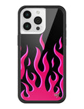 Flames | Black & Red iPhone Case