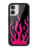 Flames | Black & Red iPhone Case