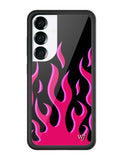 Flames | Black & Red Samsung Galaxy Case