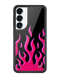 Flames | Black & Red Samsung Galaxy Case