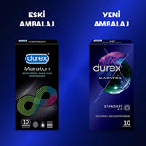 Durex Marathon Delay Condoms - Enhanced Performance for Adults & Couples | 10 Count