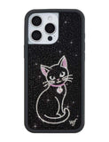 Rhinestone | Black Cat iPhone Case