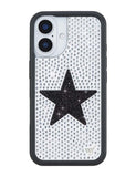 Rhinestone Star | White and Black iPhone Case