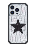 Rhinestone Star | White and Black iPhone Case