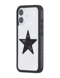 Rhinestone Star | White and Black iPhone Case