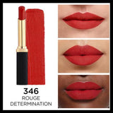 Loreal Paris Color Riche Intense Volume Matte Lipstick - Rouge Determination | Hyaluronic Acid, Long-Lasting Matte Finish