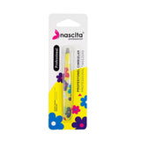 Nascita Professional Slant Tip Tweezers Gold Glitter