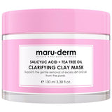 Maruderm Salicylic Acid Clay Face Mask with Tea Tree Oil - 3.38 fl oz, Vegan Skincare