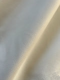 White Premium Upholstery Cowhide – Chrome-Tanned Automotive and Furniture Leather, Full Aniline Finish, Naturally Pebbled Top Grain, 1.3–1.5 mm (~4 oz), ~50 Sq Ft Whole Hide