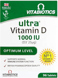 Vitabiotics Ultra Vitamin D 96 Tablet - Vitamin D3 Supplement for Bone Health & Immune Support