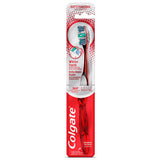 Colgate 360 Advanced Optic White Toothbrush - Whiter Teeth, Tongue & Cheek Cleaner, Medium Bristles, Plaque Removal