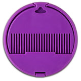 Eklips Purple Folding Pocket Mirror & Comb Set
