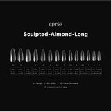 Gel-X Sculpted Almond Long 2.0 Box of Tips 14 Sizes