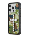 Stud Cross Cat Camo iPhone Case