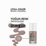 Flormar Full Color Extra Pigmented Nail Polish - Vibrant, Long-Lasting Nail Polish with High Pigmentation