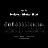 GEL-X® Sculpted Stiletto Short Box Of Tips - Pro (600PCS)