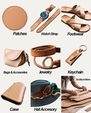 Natural Veg Tan Tooling Leather Scraps & Remnants – Sold by the Pound