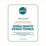 Balmy Loofah Bath Sponge - Natural Exfoliant for Healthier Skin, Loofah Bath Sponge for Skincare Routine