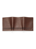 SleekCut Tri-Fold Wallet - Brown
