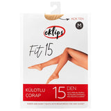 Eklips Nude Sheer Tights Light Skin Tone Size M