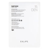 Eklips Cocoa Pantyhose Smooth Semi-Sheer Tights Size L
