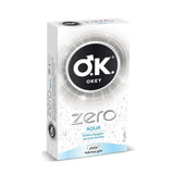 Okey Zero Aqua Ultra-Thin Lubricated Condoms 10-Pack