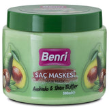 Benri Shea Butter & Avocado Nourishing Hair Mask 500 ml