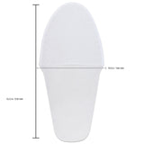 Disposable Stitched Pedicure Slipper White - 25 Pairs Pack