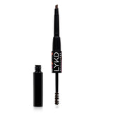 LYKD Double Sided Brow Kit Brunette 302 - Precise Eyebrow Grooming with Pencil & Mascara