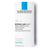 La Roche Posay Effaclar Mat Anti-Shine Moisturizer for Oily Skin - Mattifying, Hydrating, Minimizes Pores - 40ml