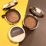 Flormar Compact Bronzer - Rose Gold, Multi-Purpose Makeup for Natural Look