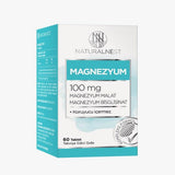 Naturalnest Magnesium Supplement 100mg - 60 Tablets | Magnesium Malate &amp; Bisglycinate