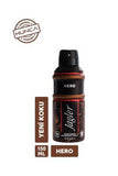 Jagler Hero Men's Deodorant: Long Lasting Freshness & Body Odor Protection, Perfect for Active Men - 150ml Spray
