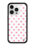 Polka Dot | White and Pink iPhone Case