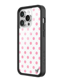 Polka Dot | White and Pink iPhone Case