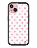 Polka Dot | White and Pink iPhone Case
