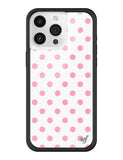 Polka Dot | White and Pink iPhone Case