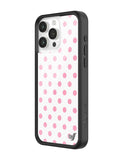 Polka Dot | White and Pink iPhone Case