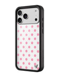 Polka Dot | White and Pink iPhone Case
