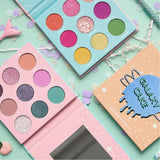Soda Galaxy Cake Eyeshadow Palette - 9 Versatile Shades for Classic & Creative Looks