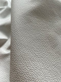 White Classic Cowhide – Chrome-Tanned Automotive and Furniture Upholstery Leather, Full Aniline Finish, Top Grain, 1.0–1.2 mm (~3 oz), ~45 Sq Ft Whole Hide