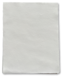 White Natural Grain Deer-Tanned Cowhide –  Full Aniline Finish, 1.1–1.3 mm (3 oz), Pre-Cut Leather Sheets (8.5" × 11")
