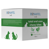 Bonafel Pet Dental Chews for Cats and Dogs - Natural Oral Health Supplement with Green Tea, Mint, and Omega 3-6