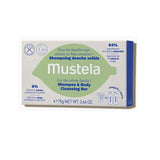 Mustela Shampoo & Body Cleanser Bar - Gentle Family Formula | 75g