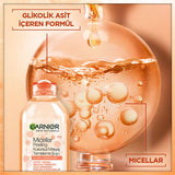 Garnier Micellar Cleansing Water - 3-in-1 Makeup Removal & Gentle Exfoliation for Smoother Skin