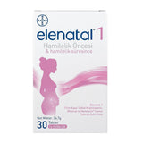 Elenatal Multivitamin Supplement for Pregnancy - 30 Capsules, Prenatal Vitamins with Metafolin, Vitamins and Minerals for Fetal Development